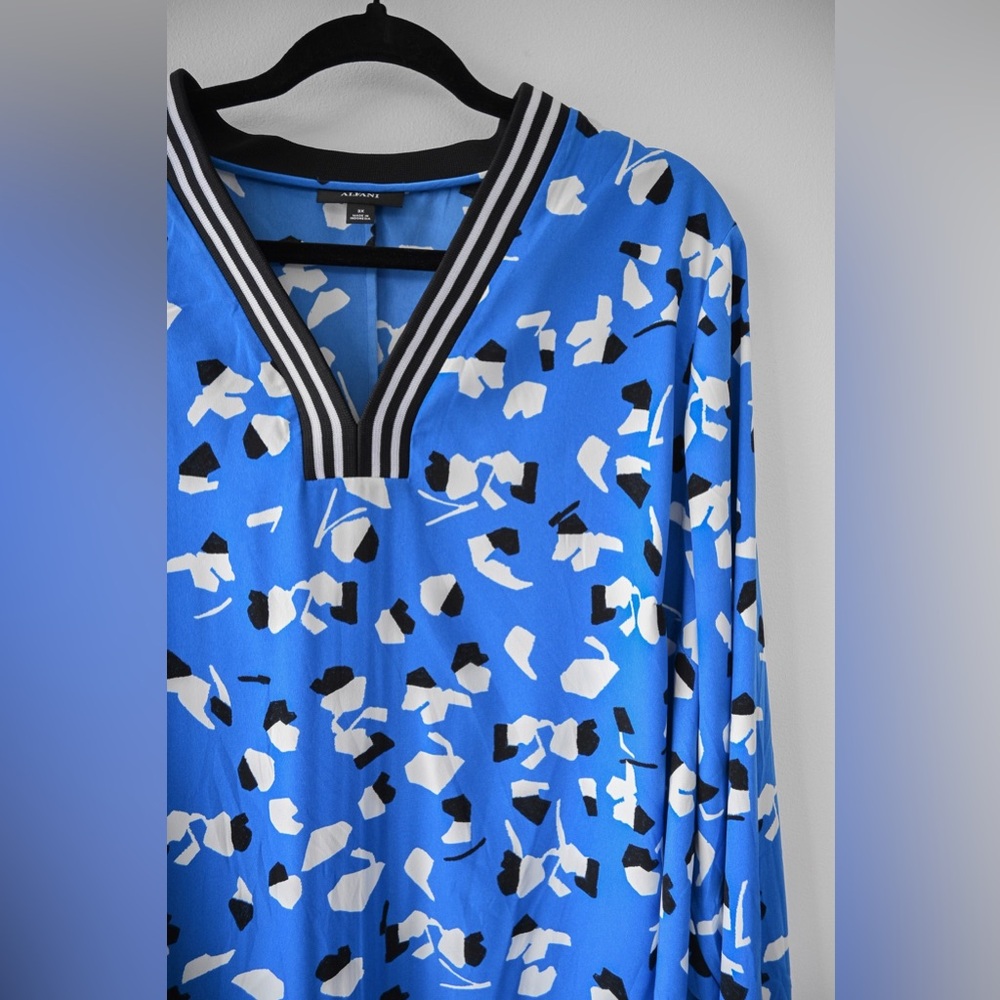 Alfani Abstract Long Sleeve Shirt NWT - Picture 2 of 5